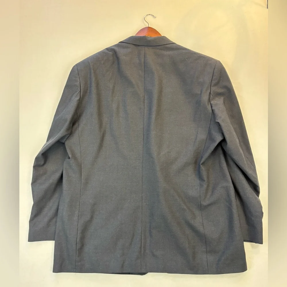 RALPH‎ RALPH LAUREN Grey Wool Sport Coat Blazer 50R Jacket Vintage Business